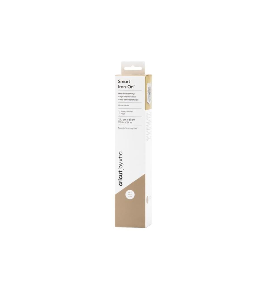 CRICUT - Film thermocollant Joy Xtra Smart 24,1 x 61 cm, Doré