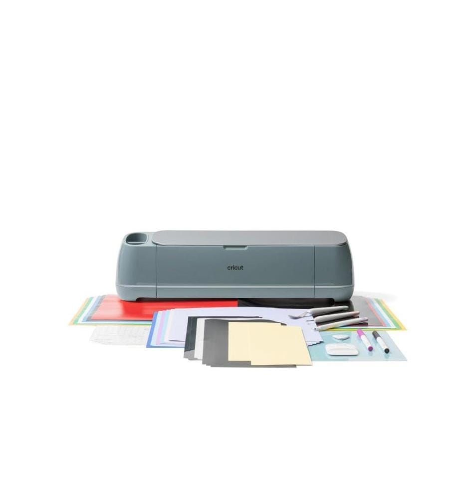CRICUT - Traceur de découpe Maker 4 Essential Bundle Bleu Sauge