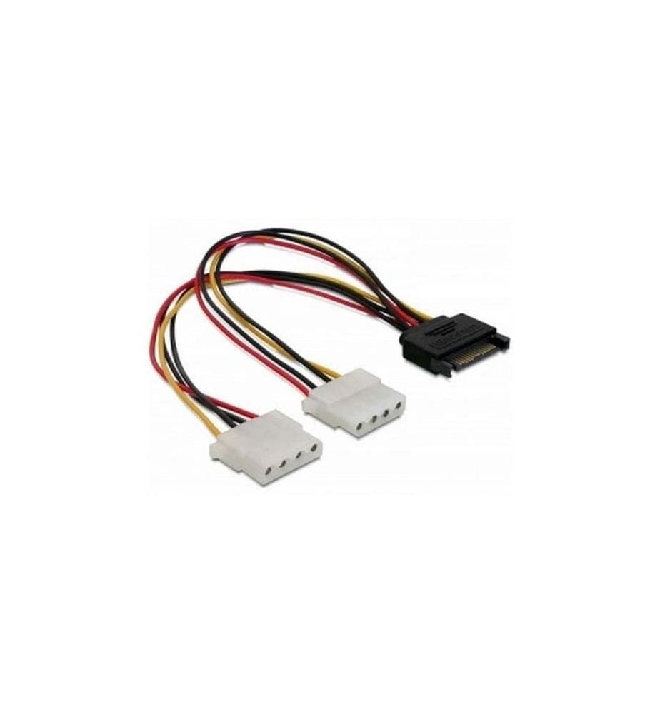 DELOCK - Câble électrique en Y SATA - 2x Molex 20 cm
