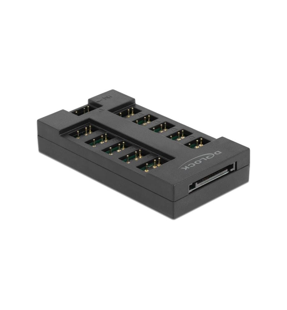DELOCK - Hub RGB pour LED ARGB avec 10 ports