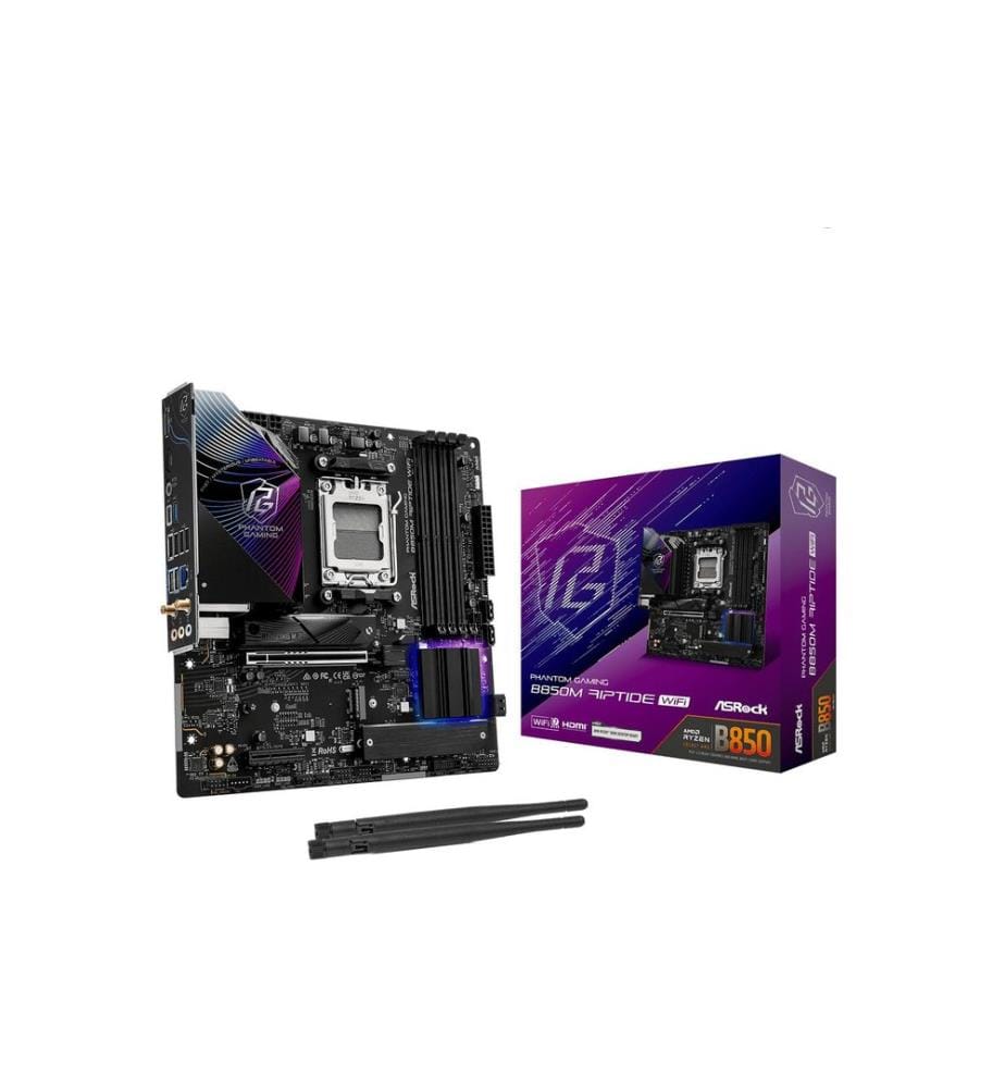 ASROCK - Carte mère Phantom Gaming B850M Riptide WiFi