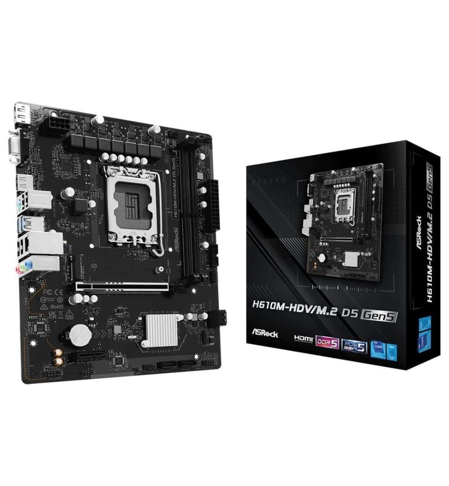 ASROCK - Carte mère H610M-HDV/M.2 D5 Gen5