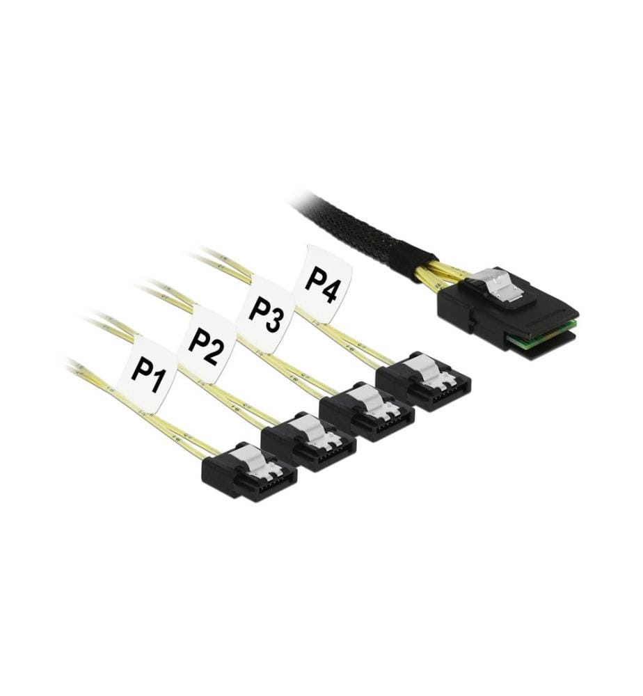 DELOCK - Câble SAS SFF-8087 - 4xSATA 1m