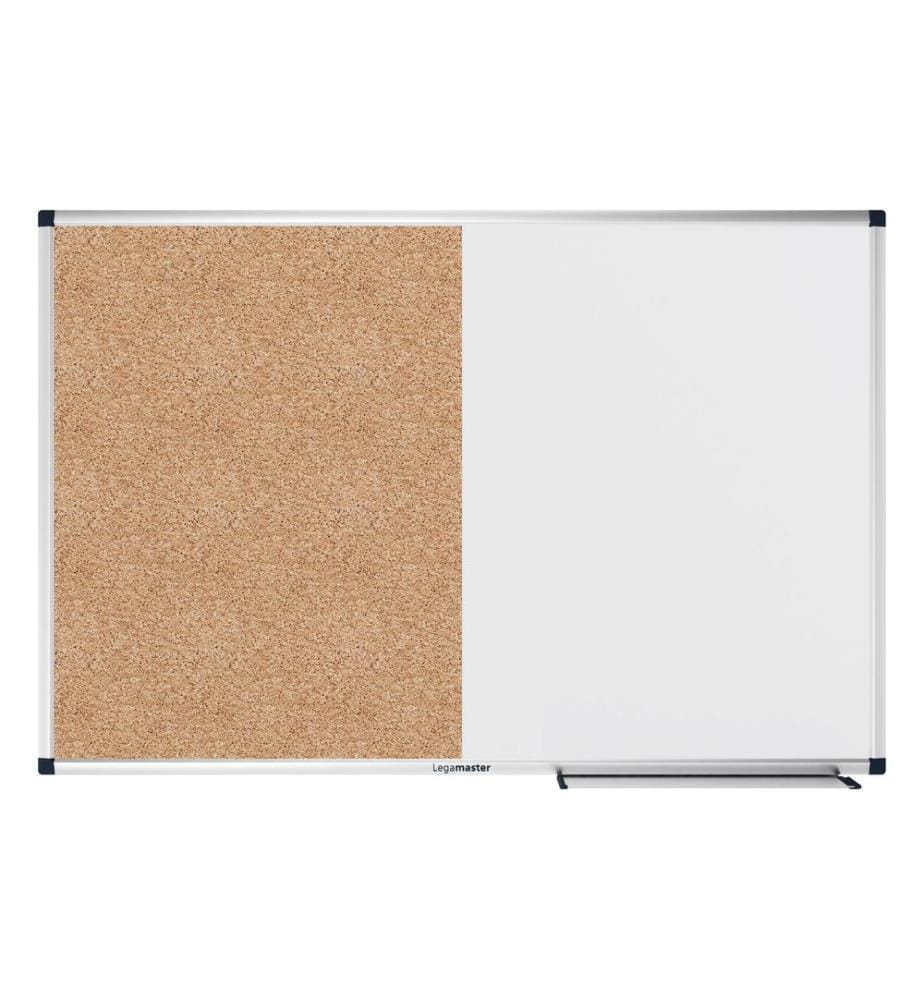 Legamaster - Panneau combiné Unite 60 cm x 90 cm, Brun/Blanc