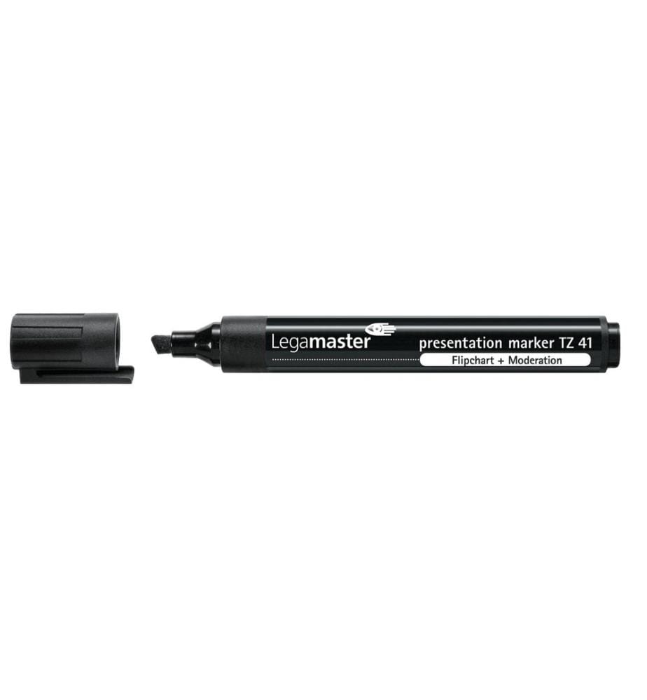 Legamaster - Marqueur pour flipchart TZ 41 Noir, 1 pièce