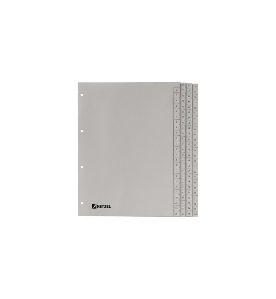 Büromaterial - Registre A4, chiffres de 1 à 100 1-100