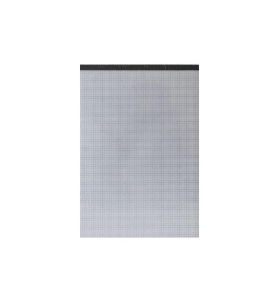 Office - Bloc-notes A4 100 feuilles, quadrillées