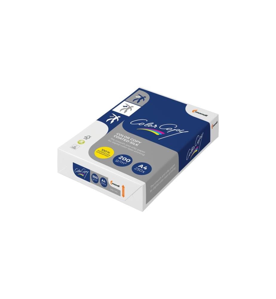 COLORCOPY - Papier pour photocopie Color Copy Silk A4, Extra-blanc, 200 g/m²