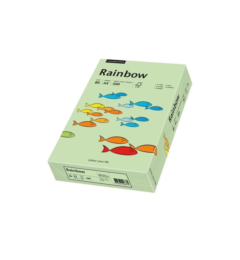 Rainbow - Papier pour photocopie Rainbow - 80 g/m² A4, Vert moyen