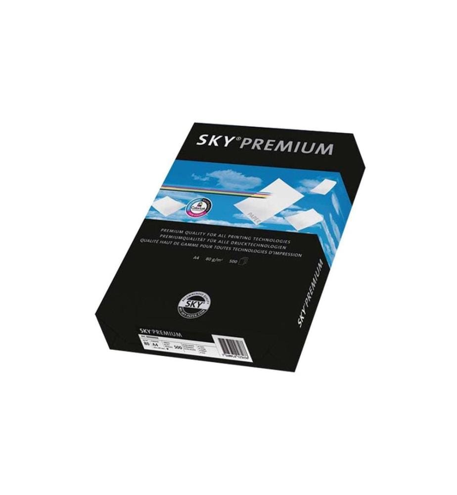 SKY - Papier pour photocopie Premium A4, Blanc, 100 g/m²,500 Blatt