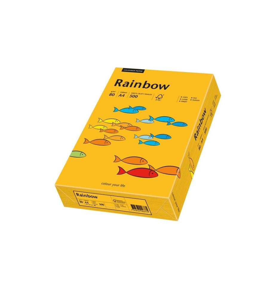 Rainbow - Papier pour photocopie Rainbow - 80 g/m² A4, Orange moyen
