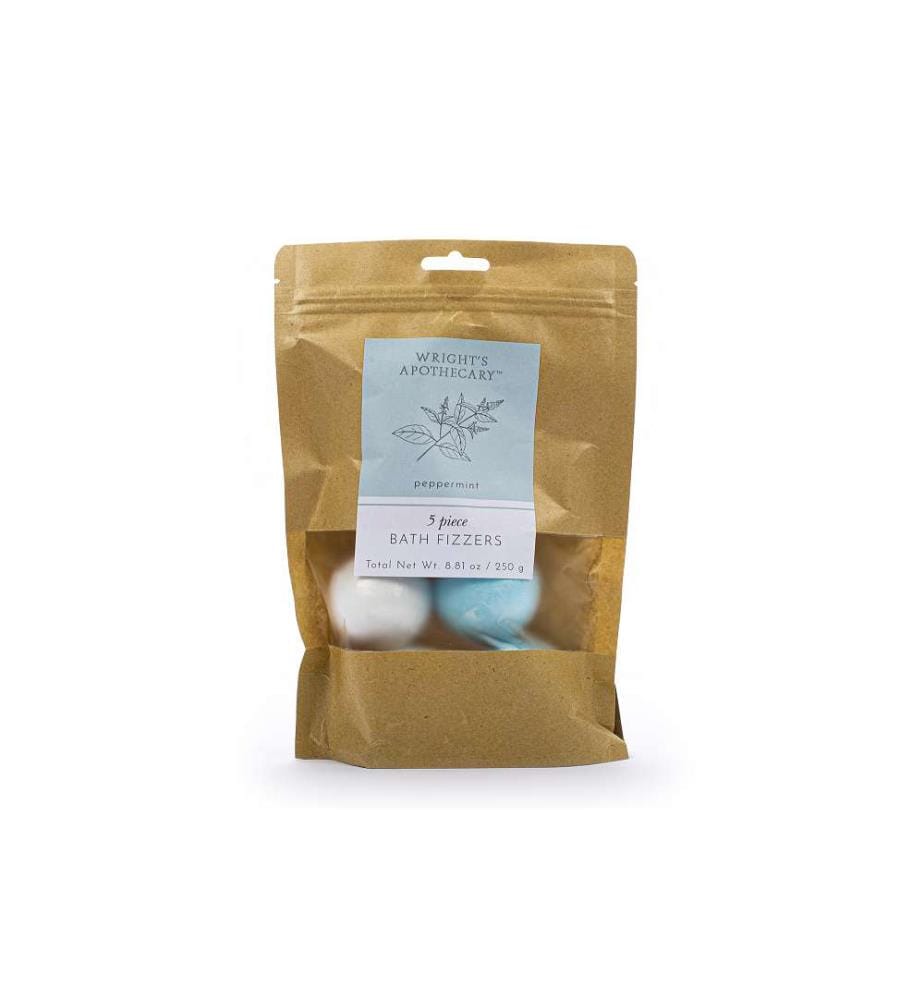 Fizzers de bain menthe poivrée - 5 pièces