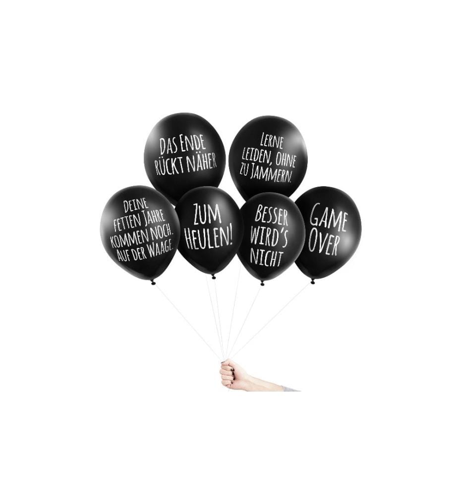 PECHKEKS - Ballon de baudruche Bis zum bitteren Ende Noir