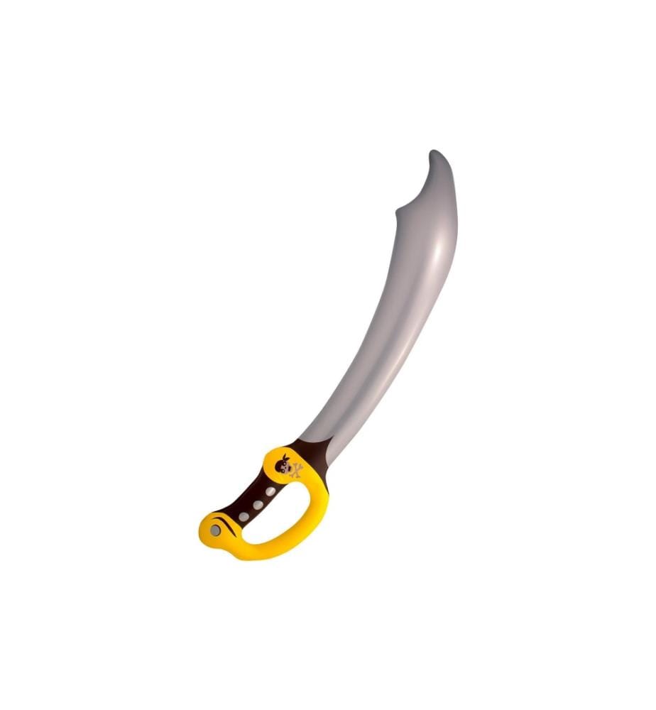 FOLAT - Accessoires gonflable Épée de pirate Doré/Argenté