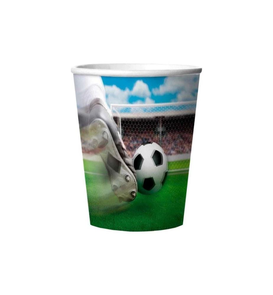 FOLAT - Gobelets jetables Football 3D 4 Pièce/s