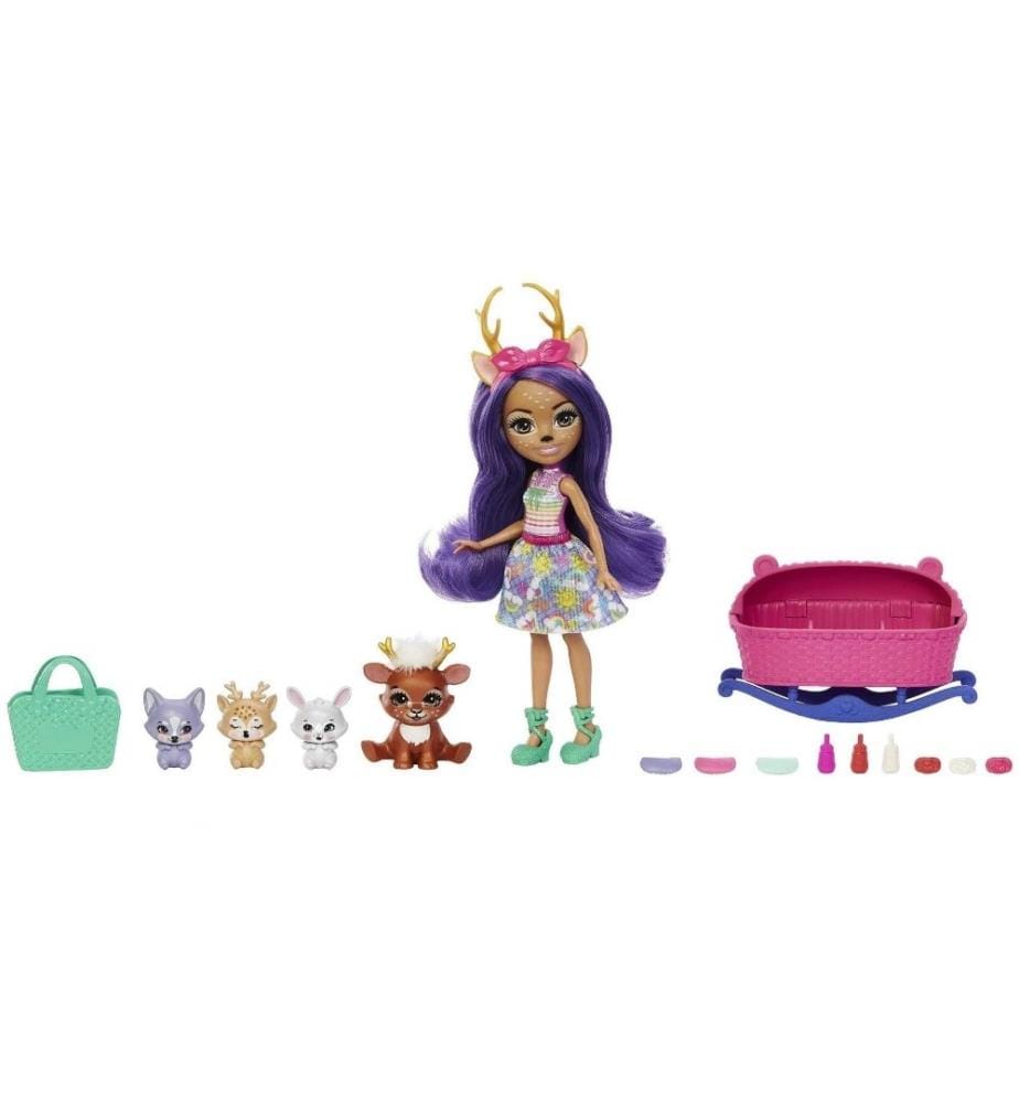 ENCHANTIMALS - Ensemble de pions ENCHANTIMALS - Baby Danessa Deer & Sprint