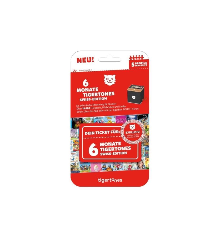 TIGERMEDIA - tigertones  Ticket Swiss Edition 6 mois