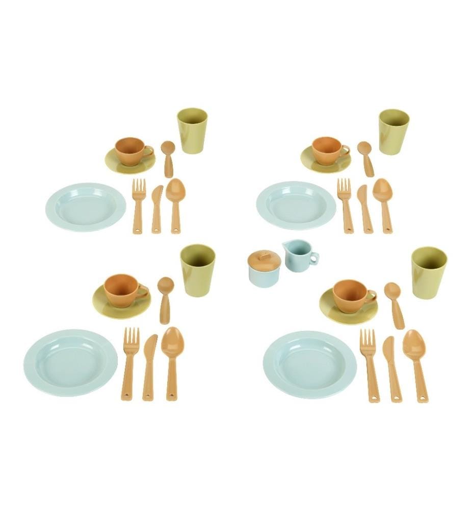 Klein-Toys Jouets Vaisselle Set de dîner pour 4 personnes