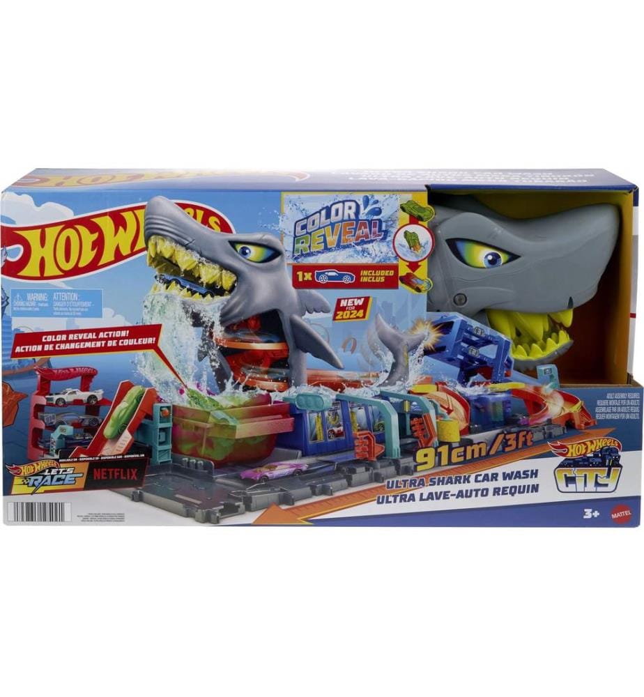 Hot Wheels - City Lavage de requins ultime