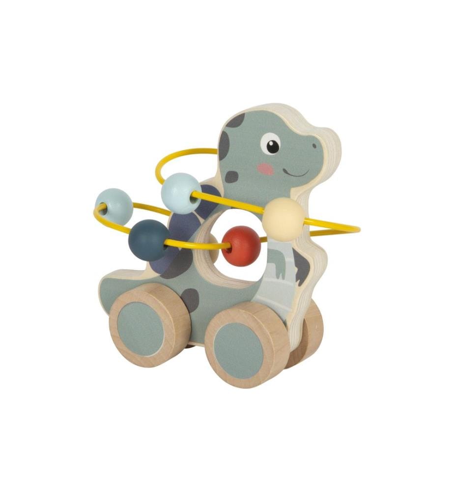 small foot - Animal à pousser avec boucle de motricité Dino