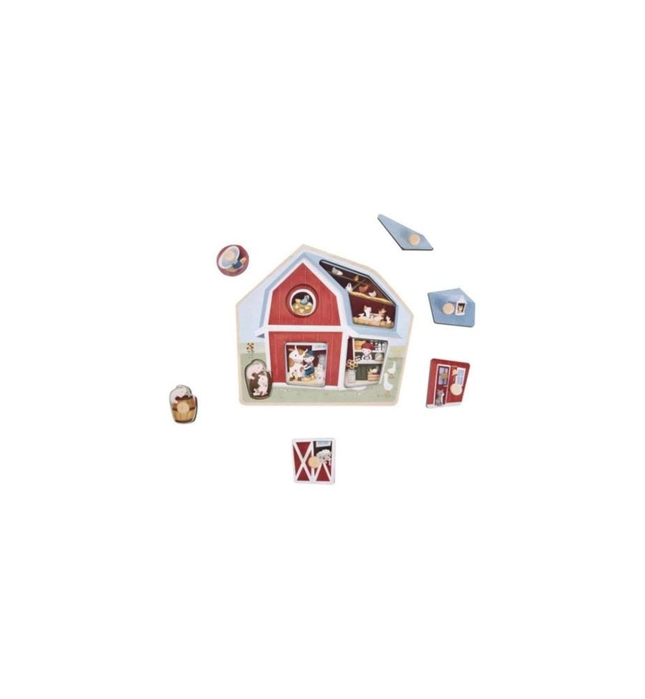 Little Dutch - Puzzle en bois Little Farm FSC