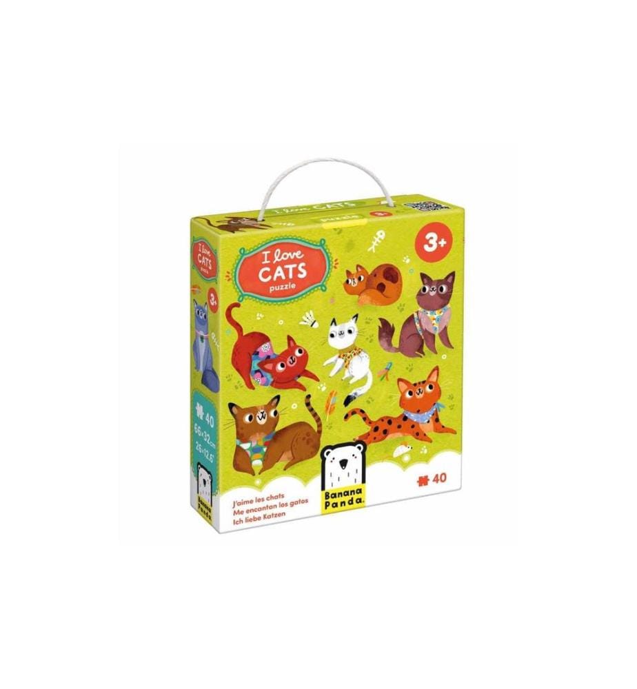 Banana Panda - Puzzle J'aime les chats
