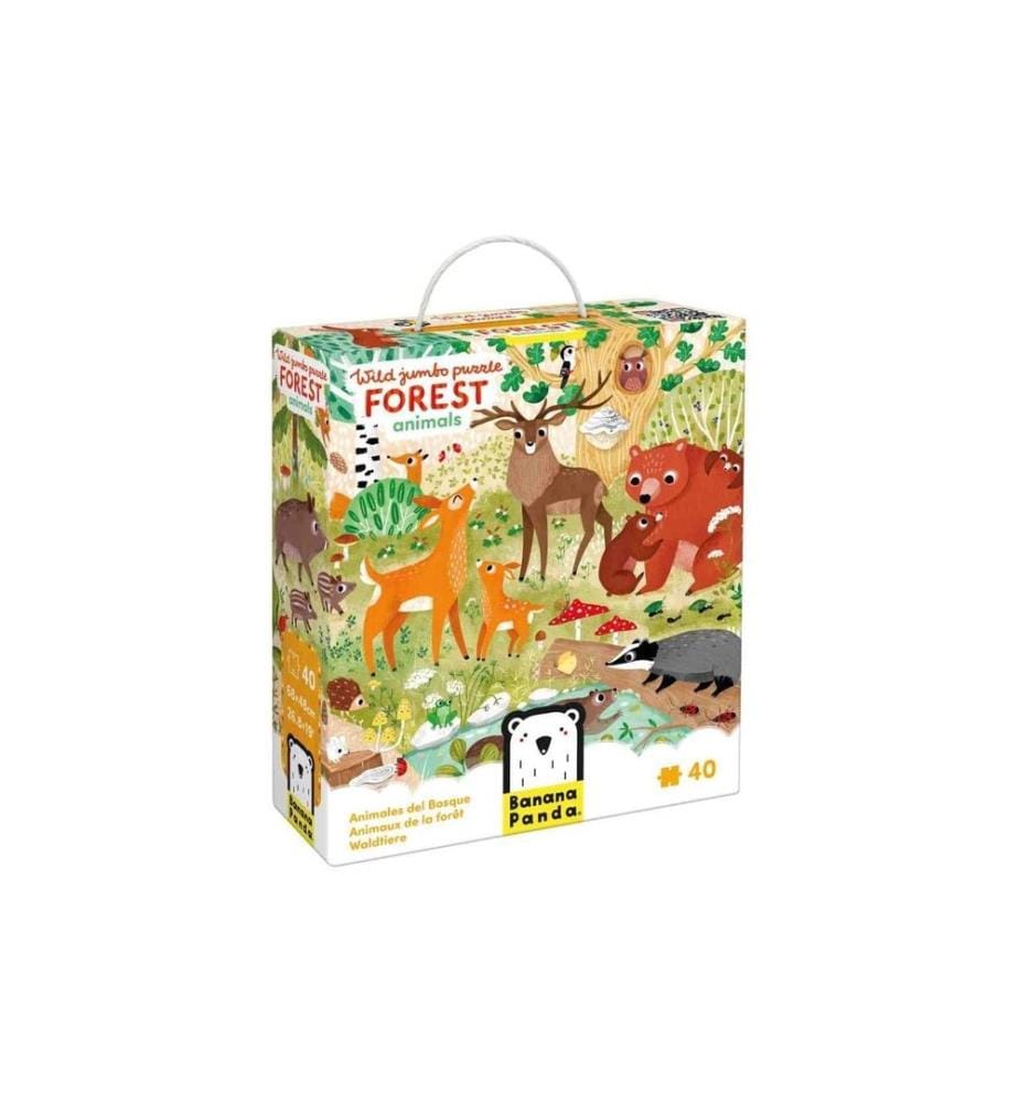 Banana Panda - Puzzle Jumbo sauvage animaux de la forêt