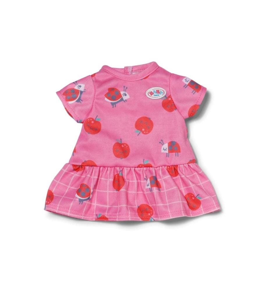 Baby Born - Vêtements pour poupées Robe avec des fraises et des coccinelles Rose