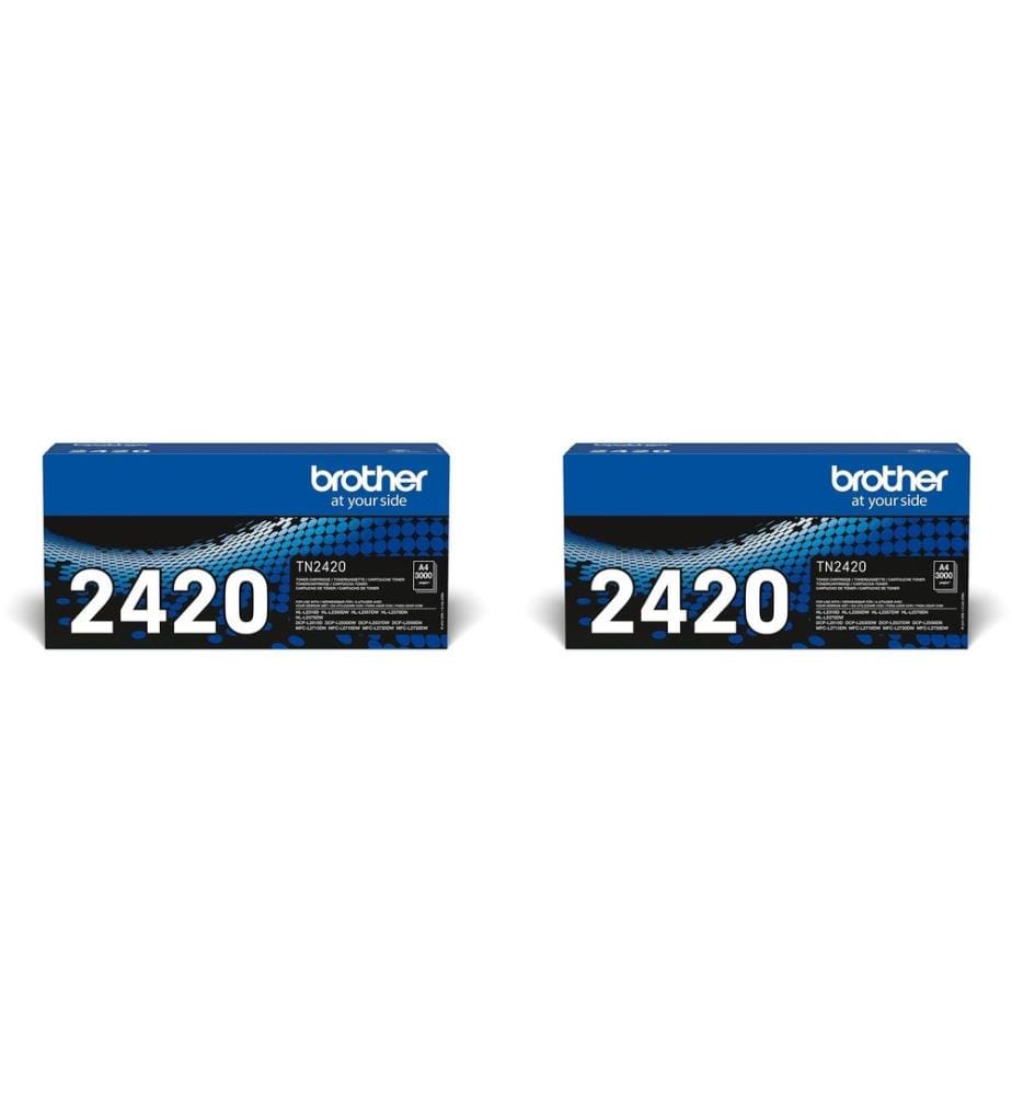 BROTHER - Toner TN-2420 TWIN PACK Noir