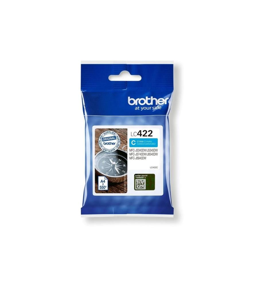 BROTHER - Encre LC-422C Cyan