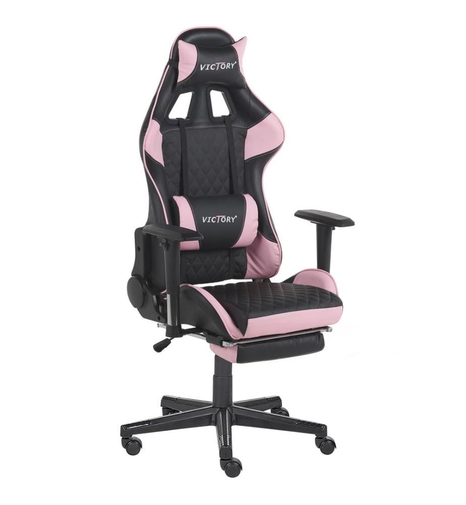 Siège de gaming VICTORY Cuir PU Rose