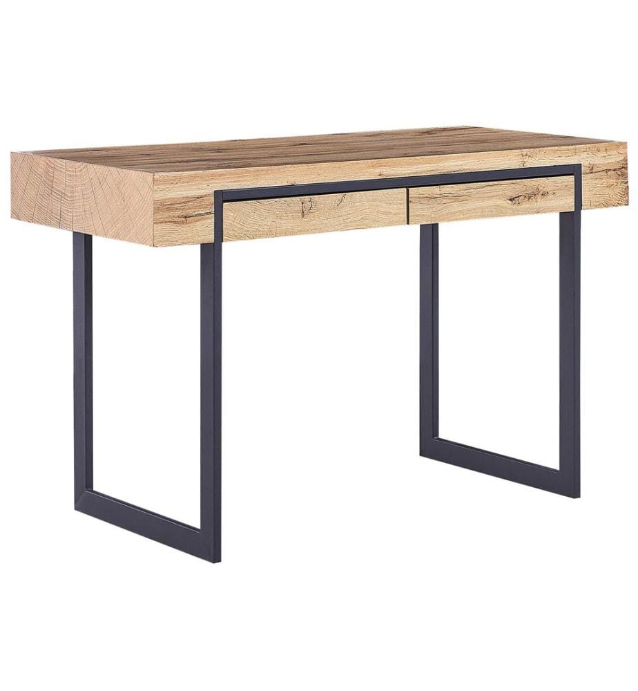 Table de bureau VIDA Marron clair 120 cm 55 cm avec rangement