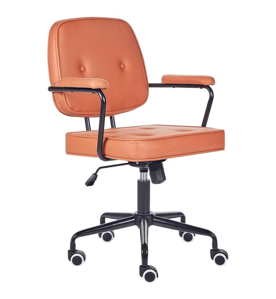 Chaise de bureau PAWNEE Tissu Orange