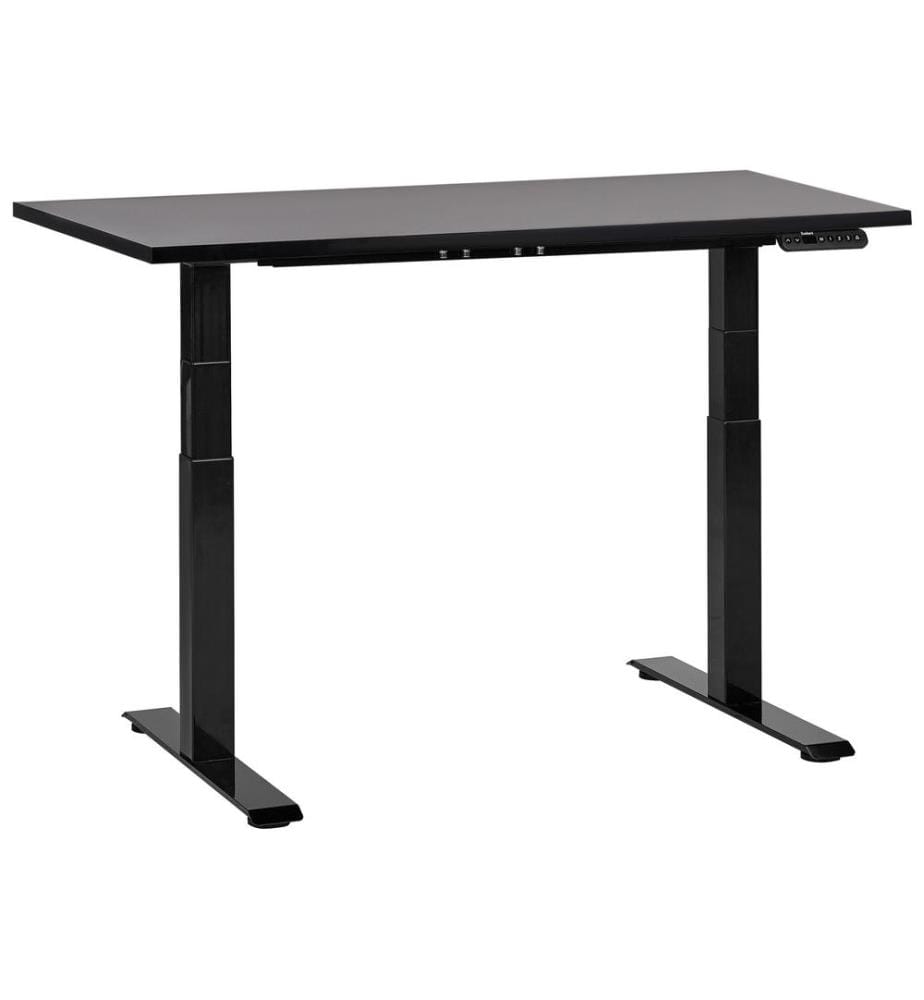 Bureau réglable en hauteur électriquement DESTINES Noir 120 cm 72 cm