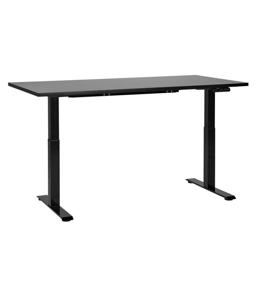 Bureau réglable en hauteur électriquement DESTINES Noir 160 cm 72 cm