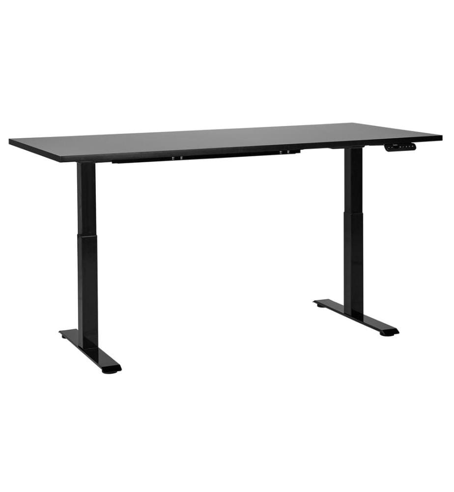 Bureau réglable en hauteur électriquement DESTINES Noir 180 cm 80 cm