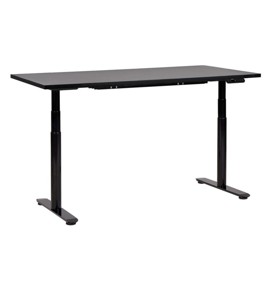Bureau réglable en hauteur électriquement DESTINAS Noir 160 cm 72 cm