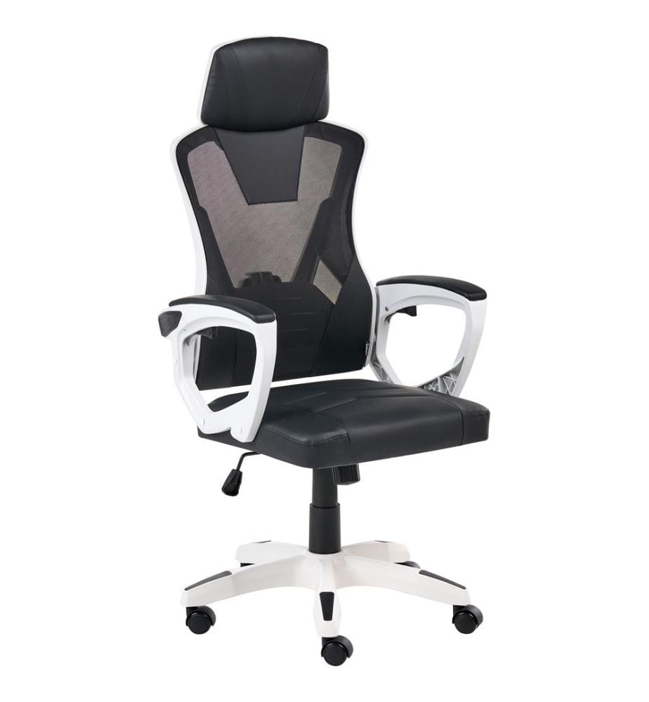 Chaise de bureau IGNIS Cuir PU Blanc