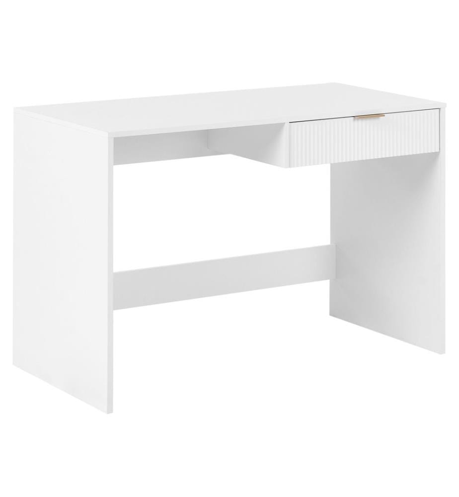 Table de bureau LUTETIA Blanc 120 cm 60 cm