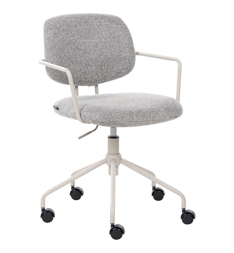 Chaise de bureau RIPLEY Tissu Gris