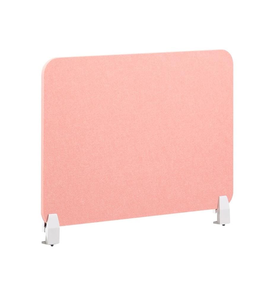 Cloison amovible de bureau SPLIT 72 x 50 cm Rose pêche