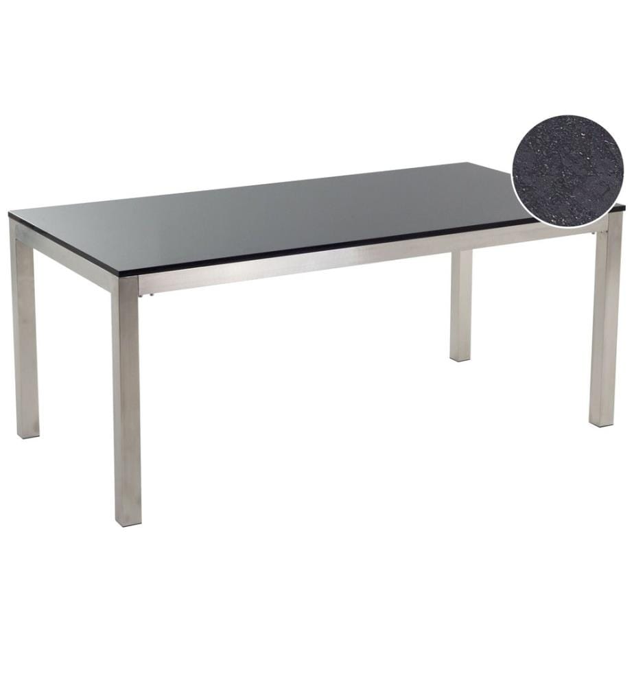 Table de conférence GROSSETO 90 cm 180 cm Granit Noir