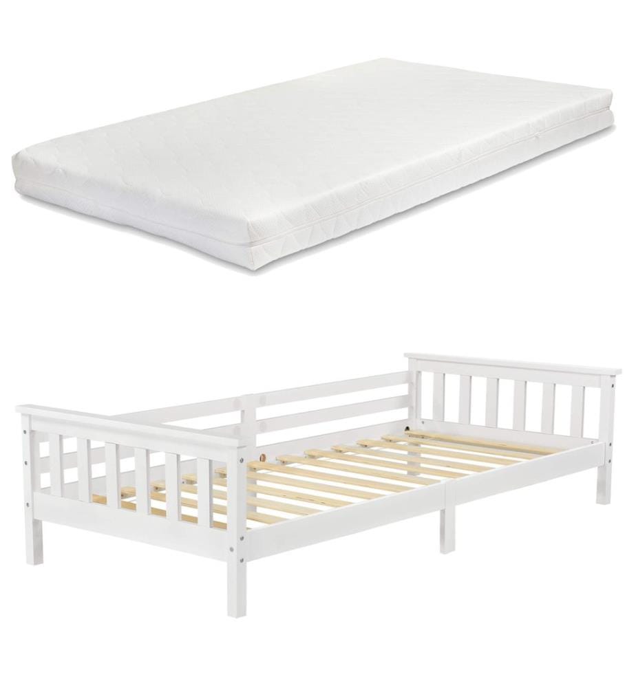 Lit d'enfant Nuuk 90x200 cm avec matelas