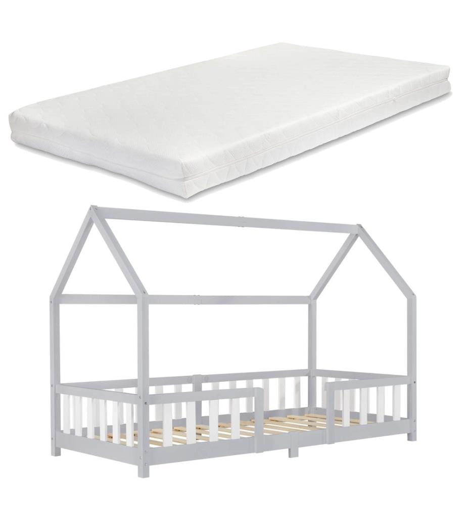 Lit d'enfant Sisimiut 90x200 cm avec matelas