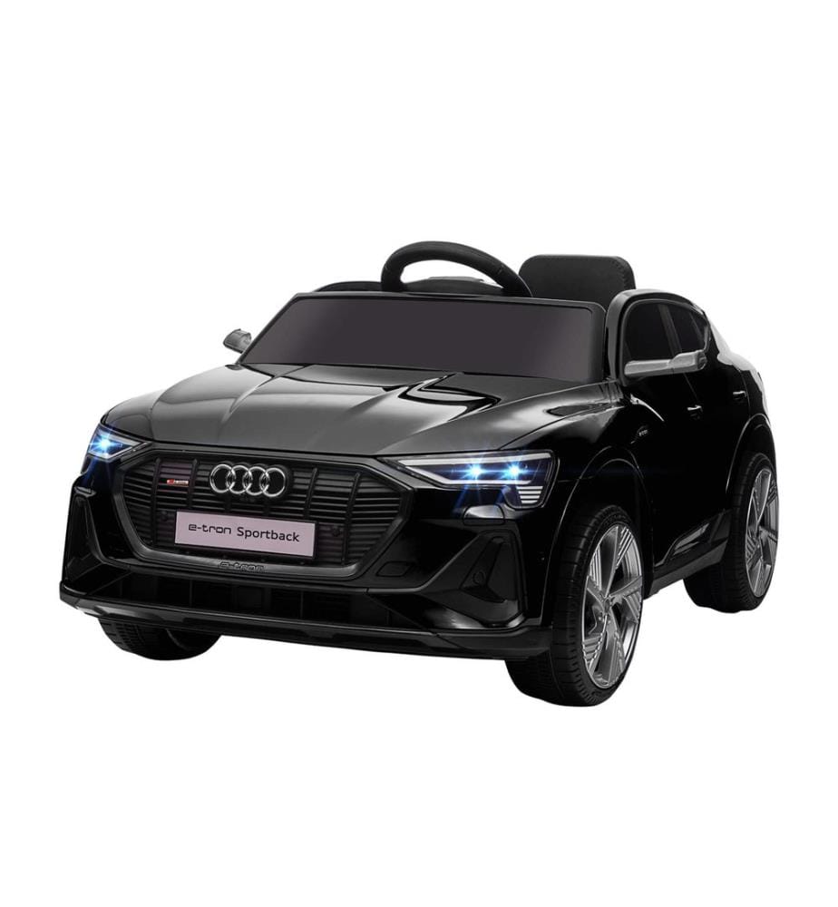 Voiture électrique pour enfants Audi e-tron sous licence, noire