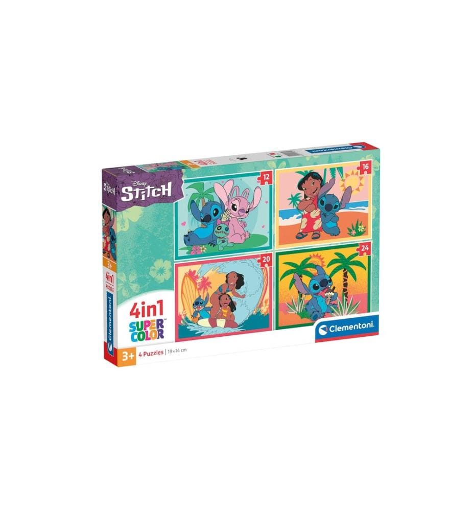 Clementoni - Stitch 4-en-1