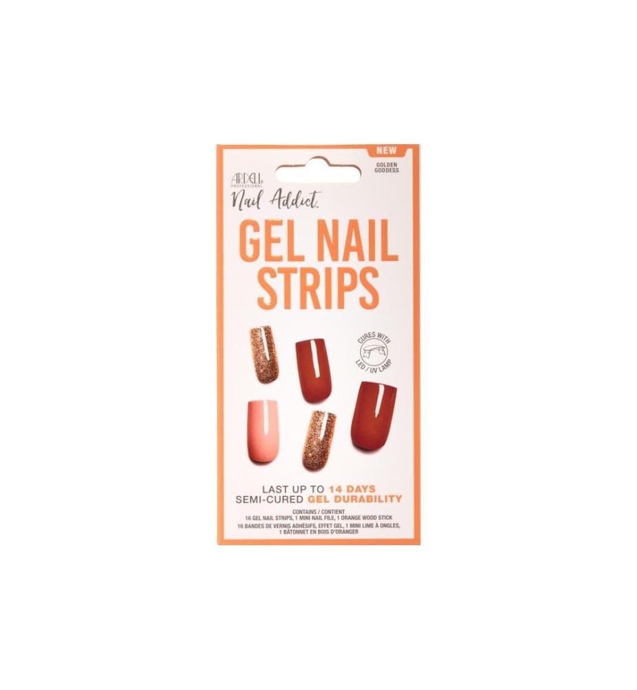 Ardell - Gel Nail Strips Golden Goddess 16 Pièce/s