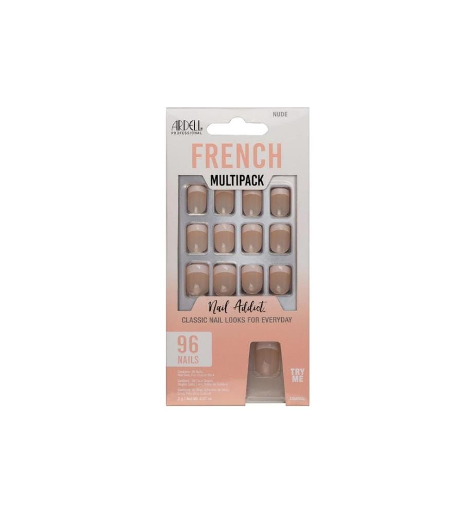 Ardell - Ongles artificiels French Nude Multipack 96 Pièce/s