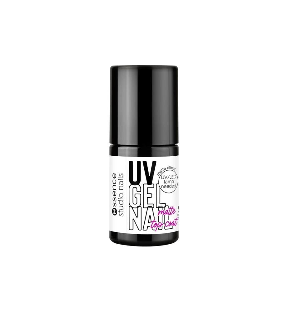 essence - Couche de finition Studio Nails UV Gel Nail Matte 01 Frosted Scoop