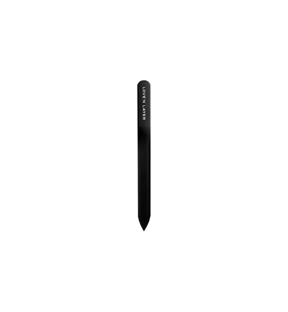 LoveNLayer - Verre File Black Lime à ongles en verre Noir